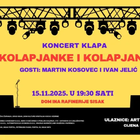 Read more about the article KONCERT  KLAPA KOLAPJANKE I KOLAPJANI