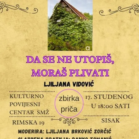 Read more about the article Promocija zbirke priča Liljane Vidović