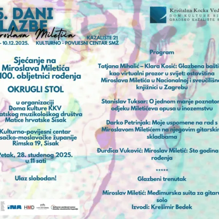 Read more about the article 25. Dani glazbe Miroslava Miletića