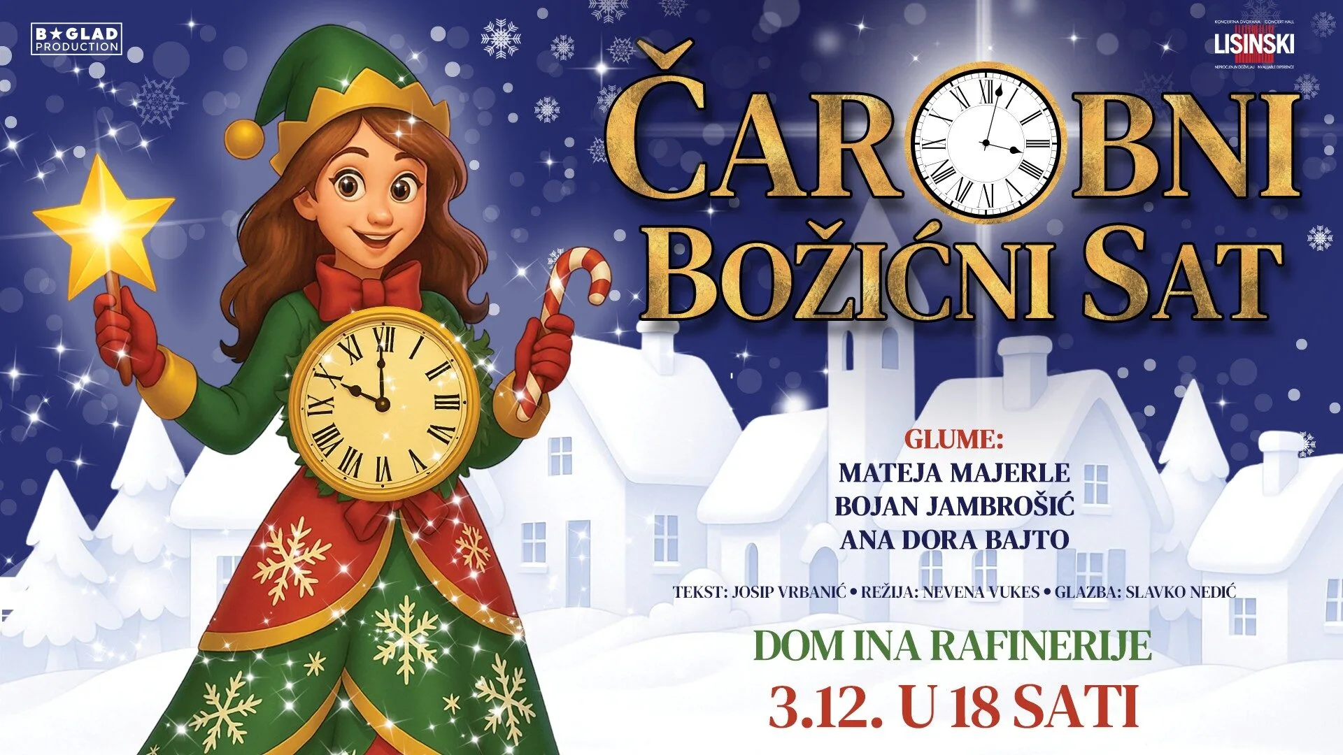 You are currently viewing “Čarobni božićni sat” BGLAD produkcije u sklopu Adventa u Sisku