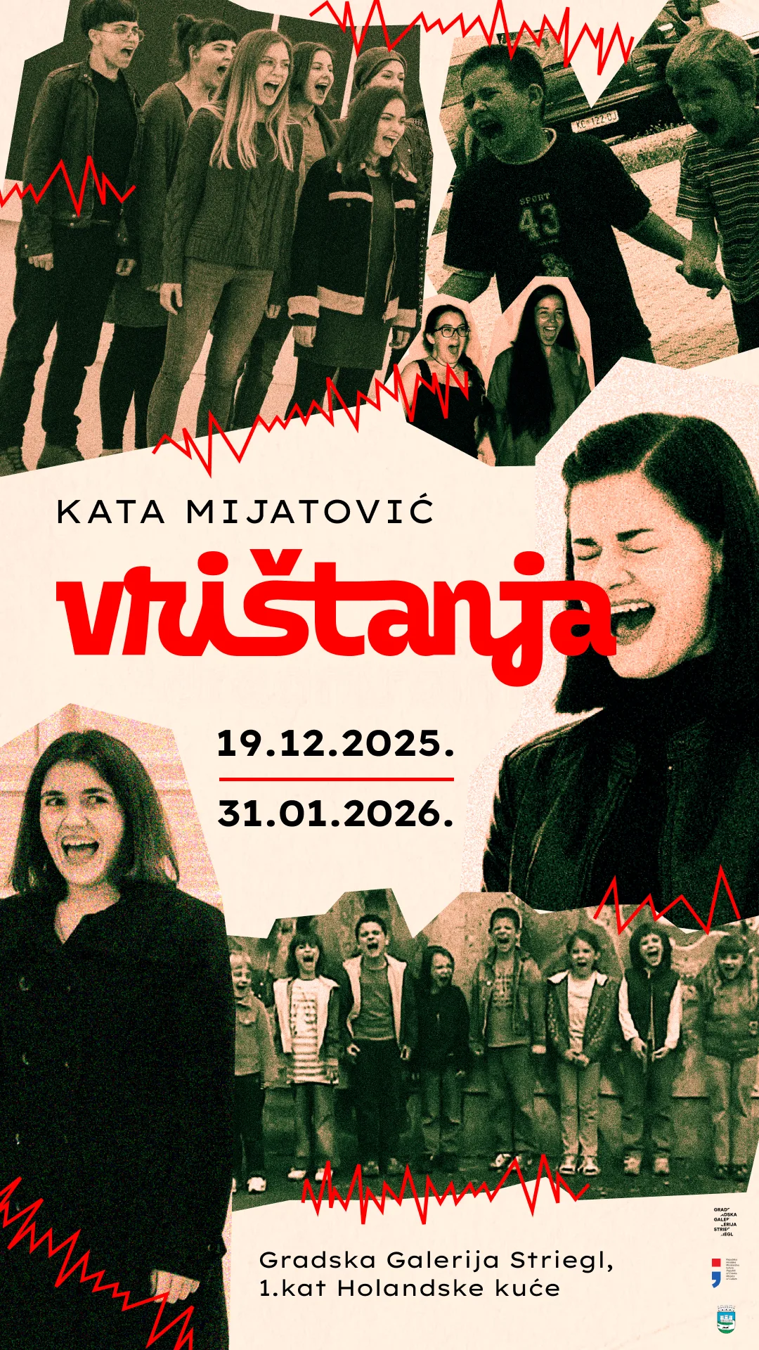 You are currently viewing Otvorenje izložbe u Gradskoj galeriji Striegl / Kata MIjatović / Vrištanja