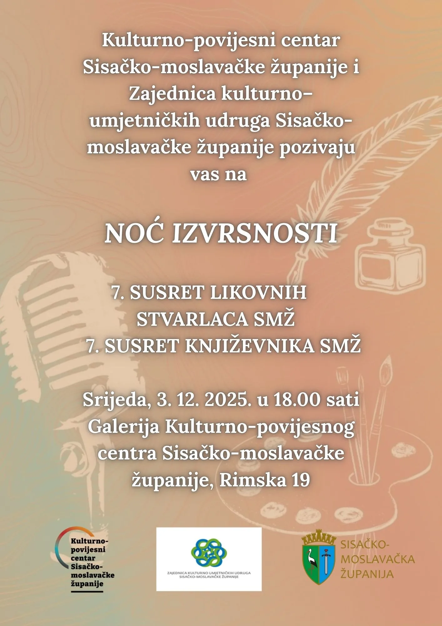 You are currently viewing Noć izvrsnosti u Kulturno-povijesnom centru Sisačko-moslavačke županije