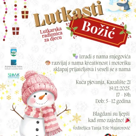Read more about the article TEMATSKE LUTKARSKE RADIONICE ZA DJECU