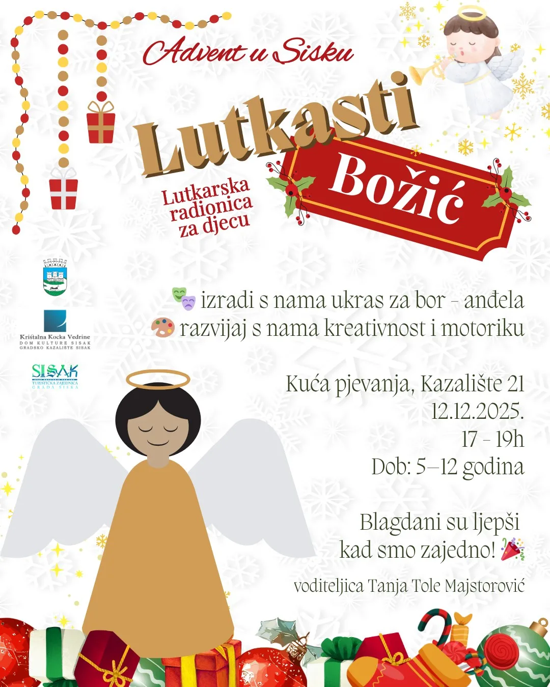 You are currently viewing LUTKARSKI BOŽIĆ, lutkarska radionica za djecu