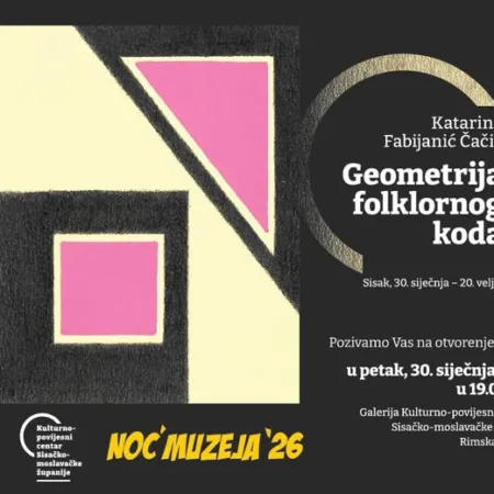 Read more about the article Otvorenje izložbe „Geometrija folklornog koda“