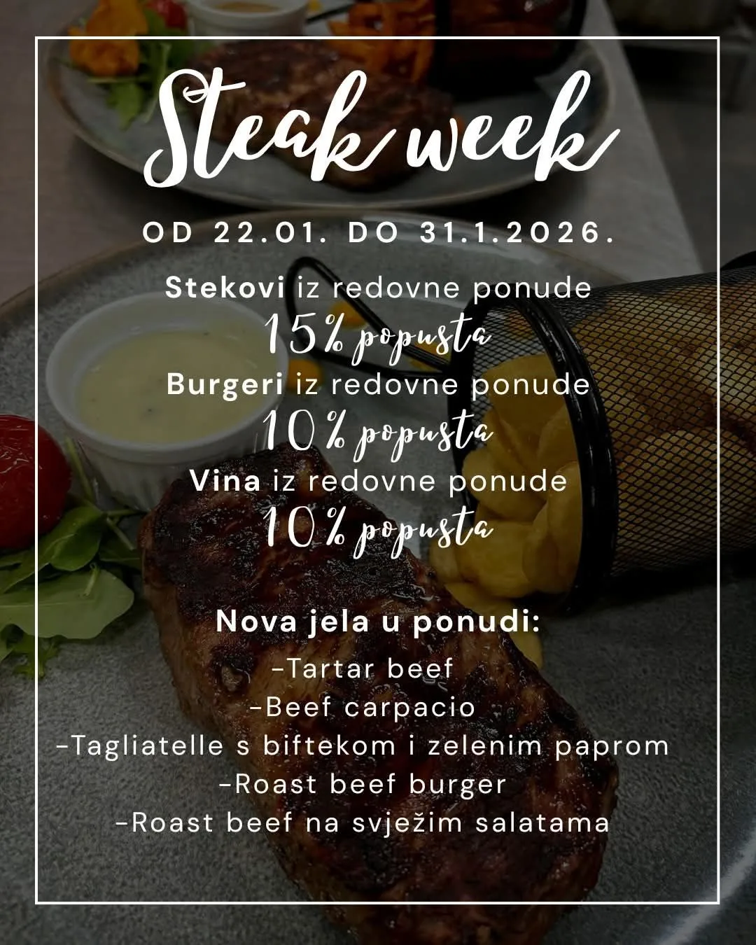You are currently viewing Steak week u restoran Barun Sisak!