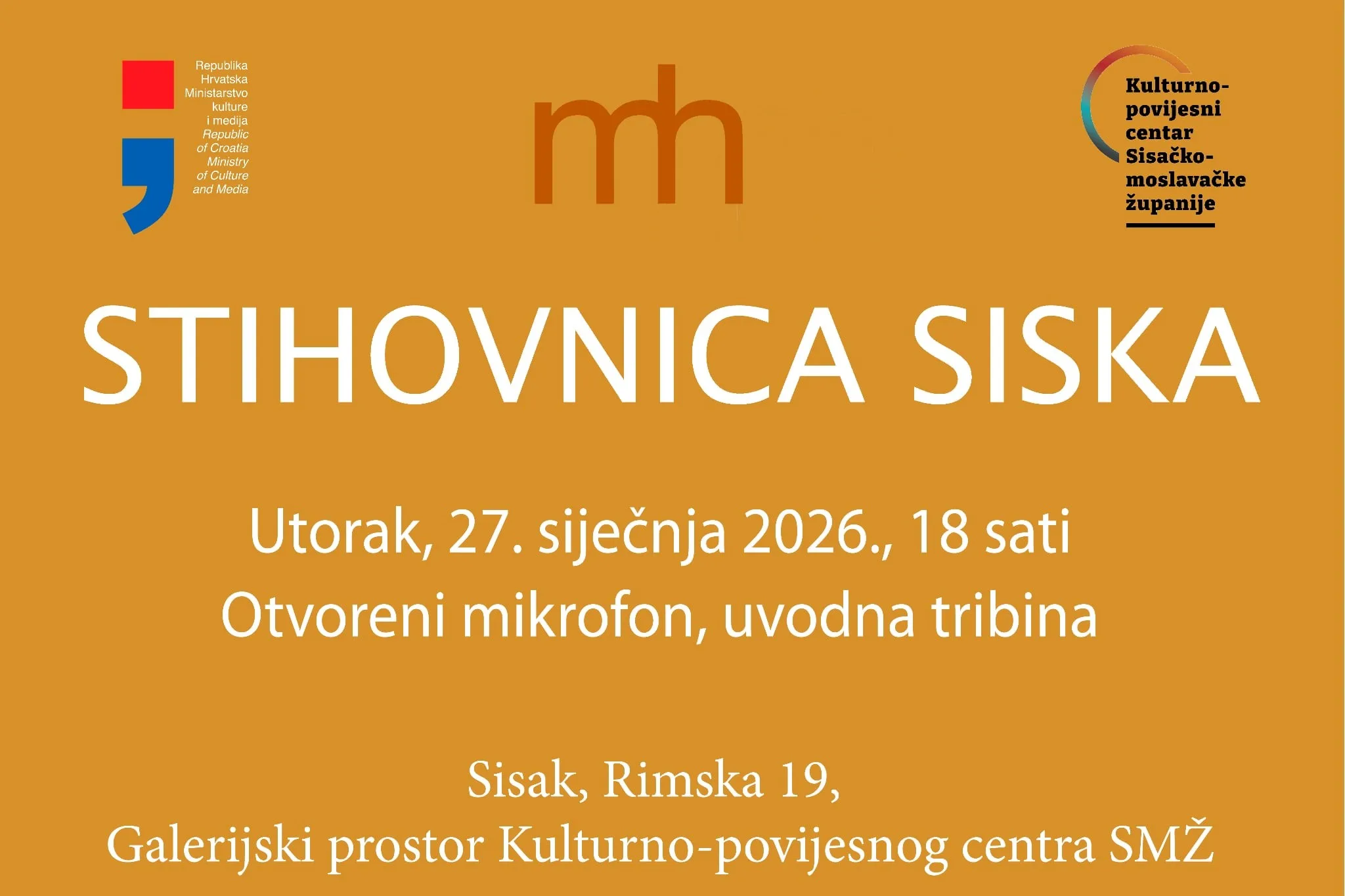 You are currently viewing Uvodna tribina Stihovnice Siska Matice hrvatske