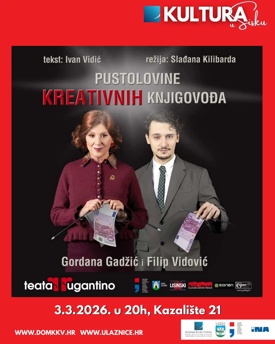 Trenutno pregledavate Dramska pretplata KKVa donosi novu komediju Pustolovine kreativnih knjigovođa