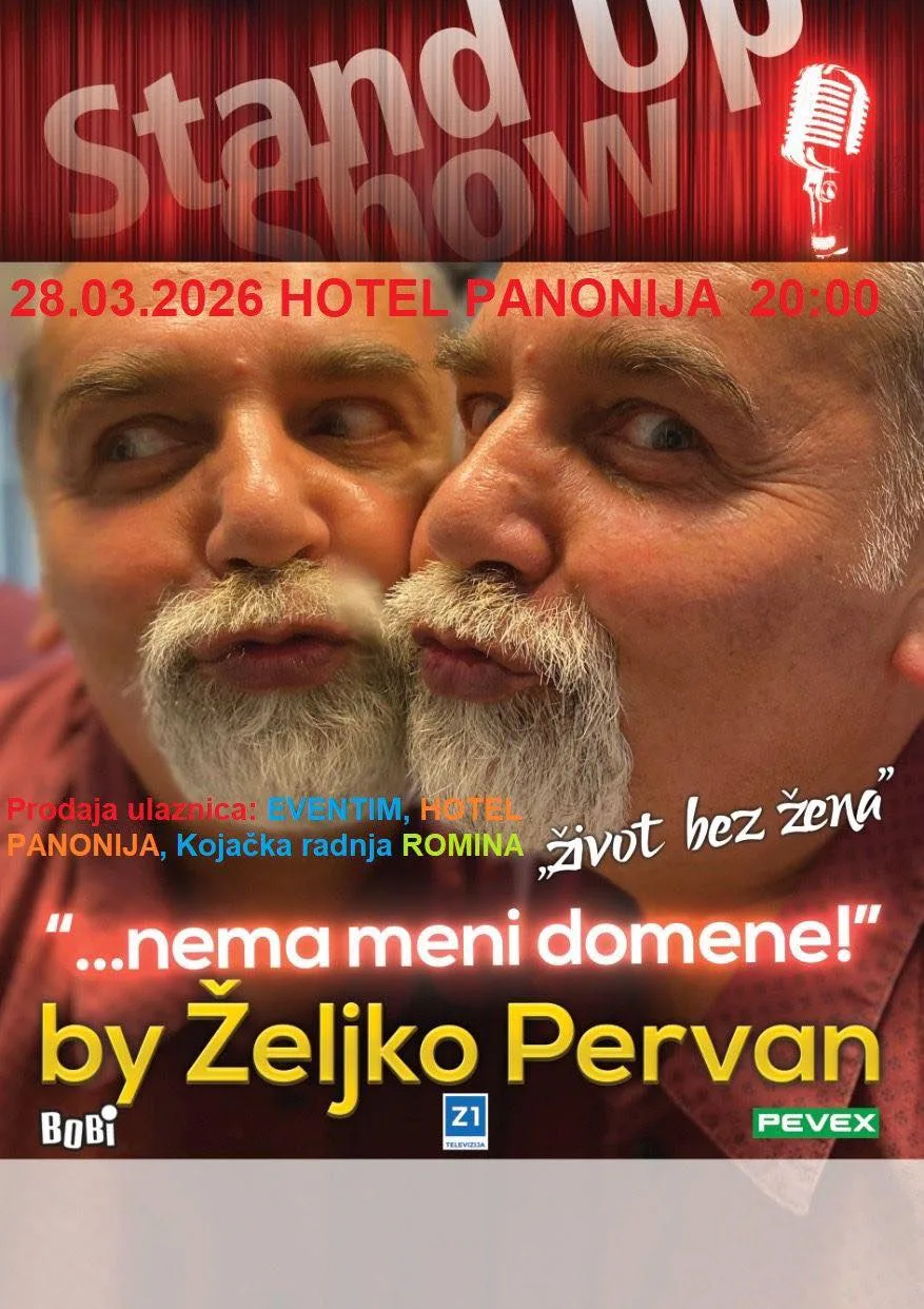 Trenutno pregledavate Večer smijeha u Hotelu Panonija