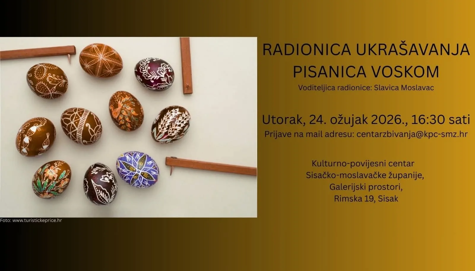 Trenutno pregledavate Radionica ukrašavanja pisanica voskom