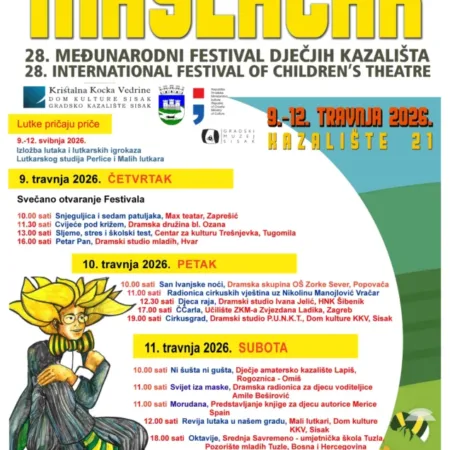 Pročitajte više o članku 28. Međunarodni festival dječjiih kazališta Maslačak
