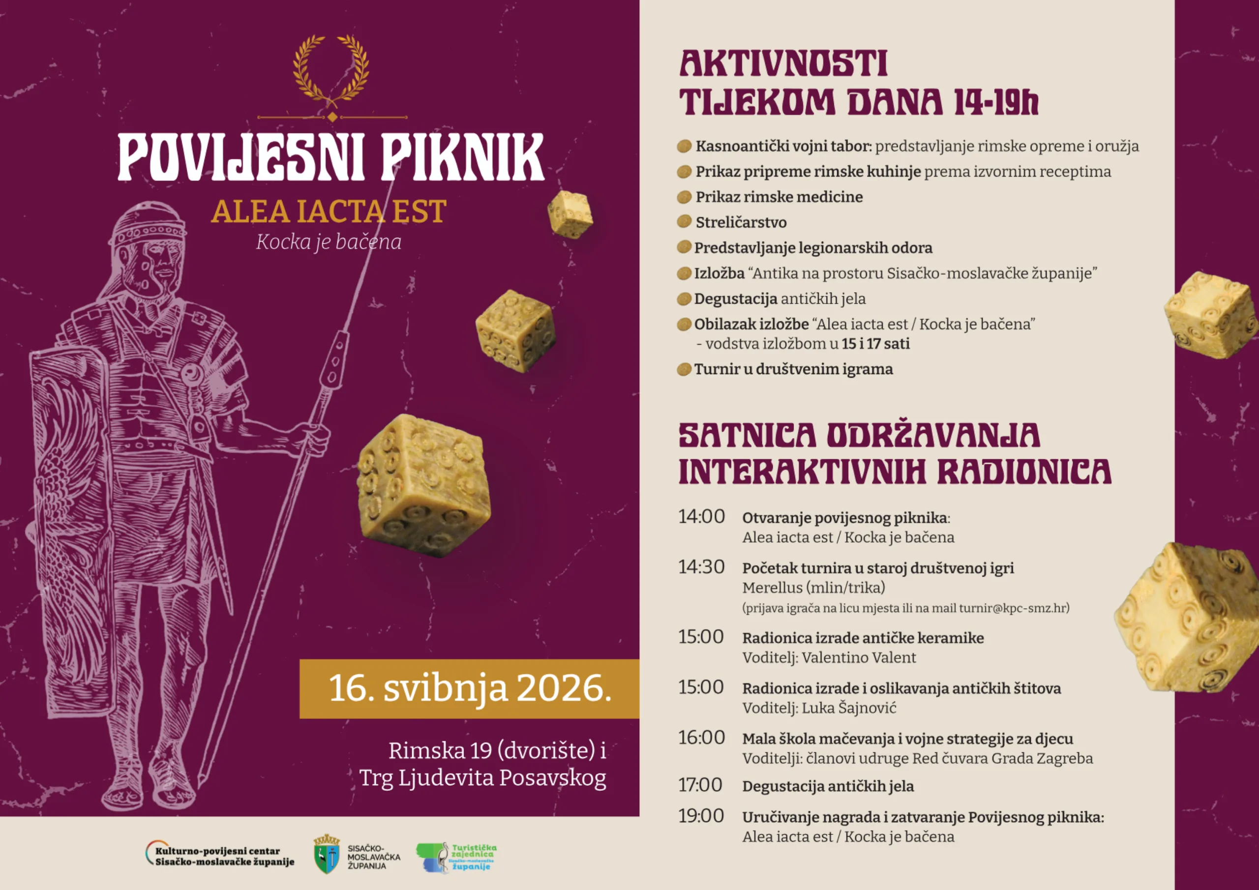 Trenutno pregledavate Povijesni piknik: „Alea iacta est / Kocka je bačena“