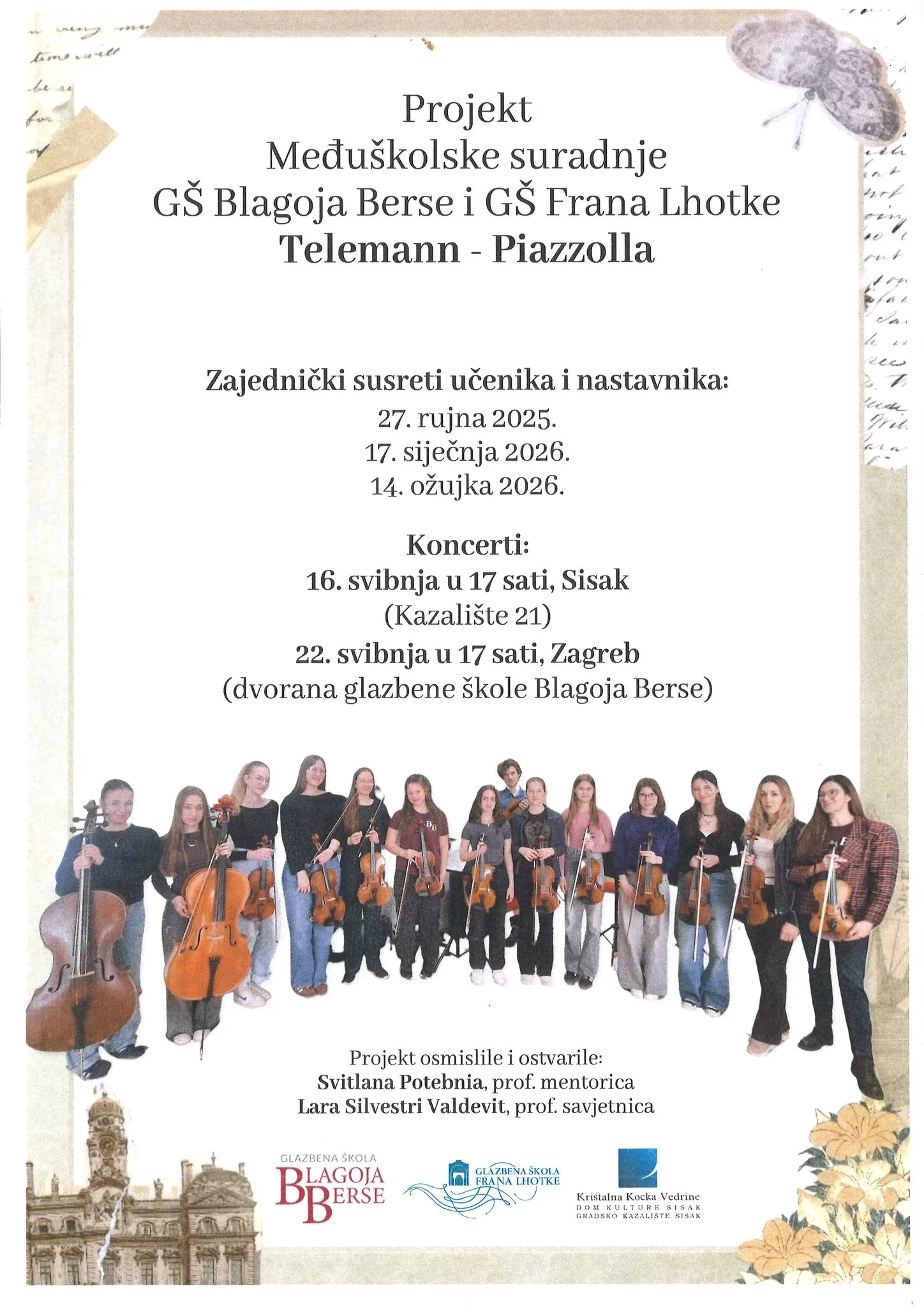 Trenutno pregledavate Koncert glazbenih škola “Blagoja Berse” iz Zagreba i  “Fran Lhotka” iz Siska