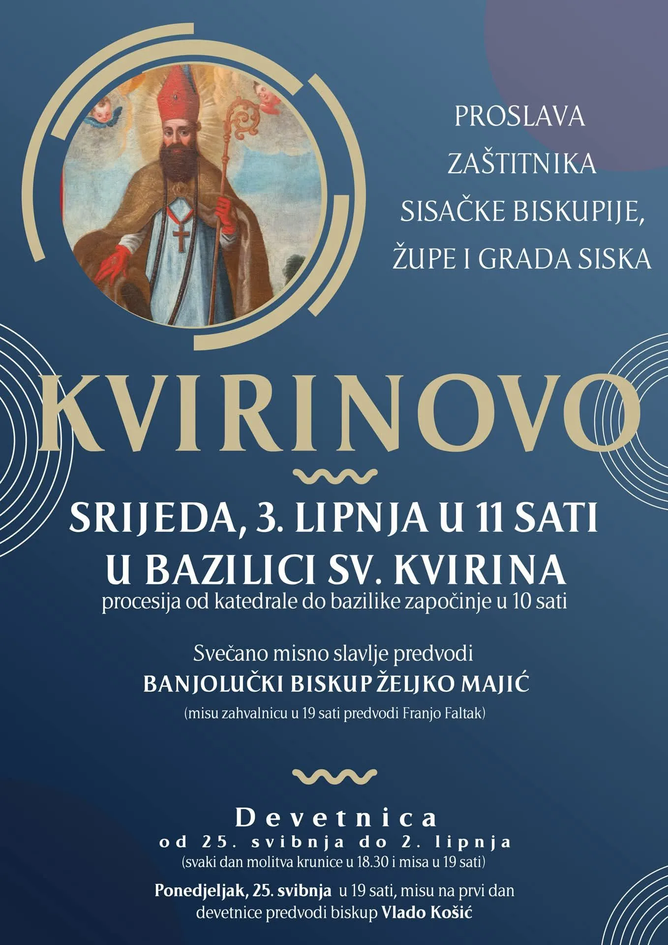 Trenutno pregledavate Svetkovina sv. Kvirina