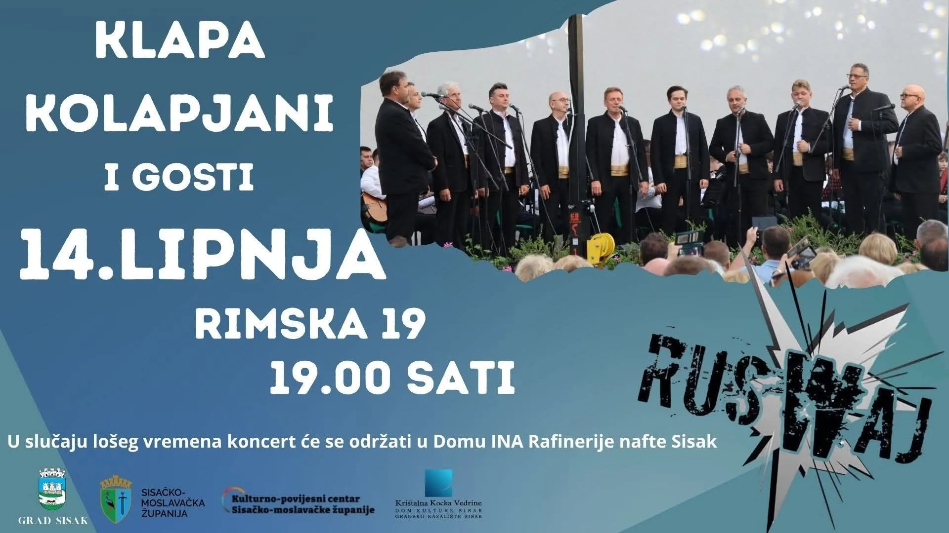 Trenutno pregledavate Koncert Klape Kolapjani (14.6.2026.)