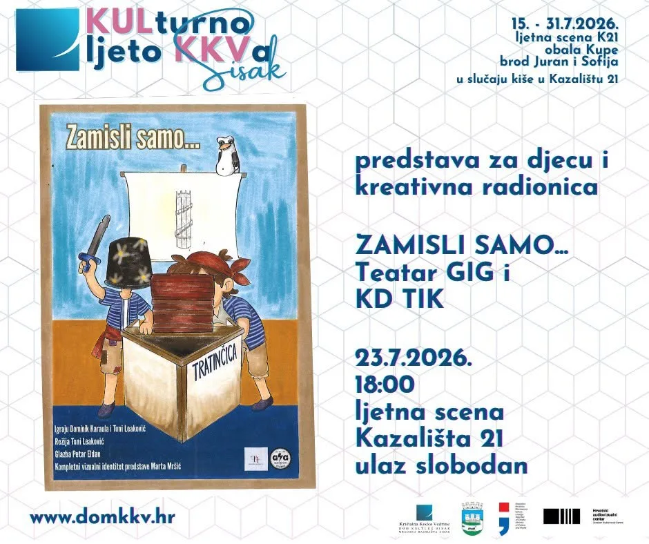 Trenutno pregledavate PREDSTAVA “ZAMISLI SAMO…” U ČETVRTAK 23.7.2026.