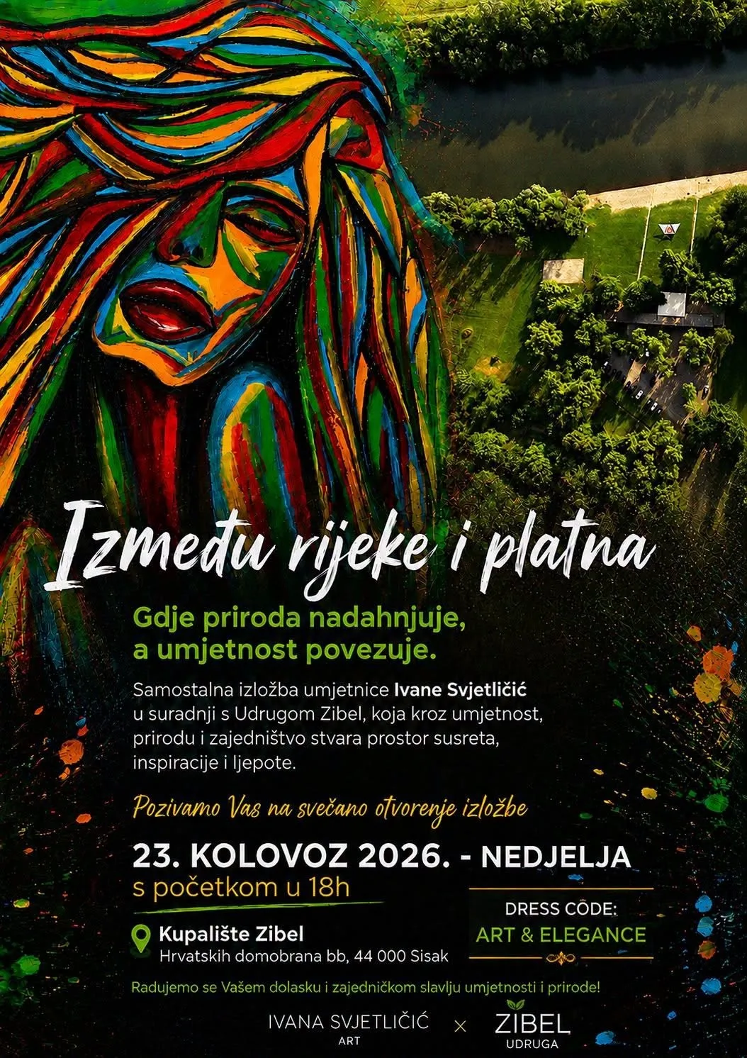 Trenutno pregledavate Izložba Ivane Svjetličić – „Između rijeke i platna“