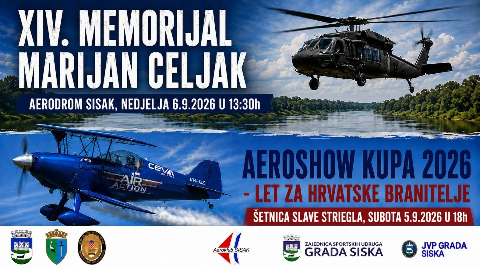 Trenutno pregledavate Ovog vikenda Aeroshow Kupa i XIV. Memorijalni aeromiting Marijan Celjak