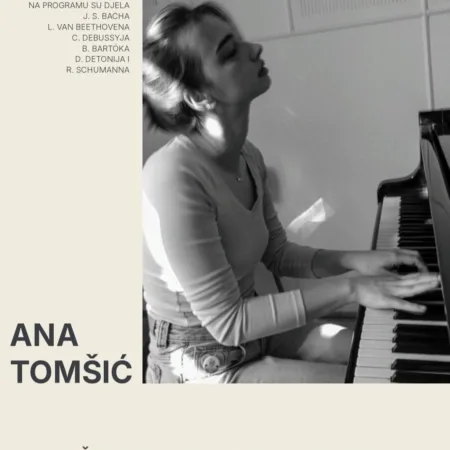 Pročitajte više o članku Koncert pijanistice Ane Tomšić – 29.10.2026.