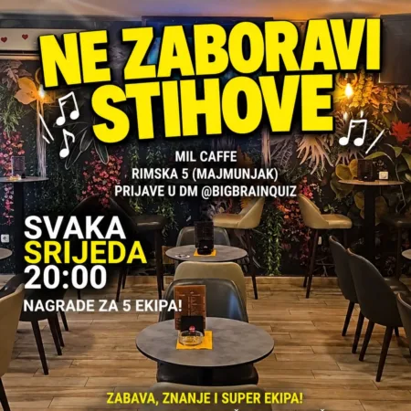 Pročitajte više o članku BIG BRAIN KVIZ – 28.10.2026.