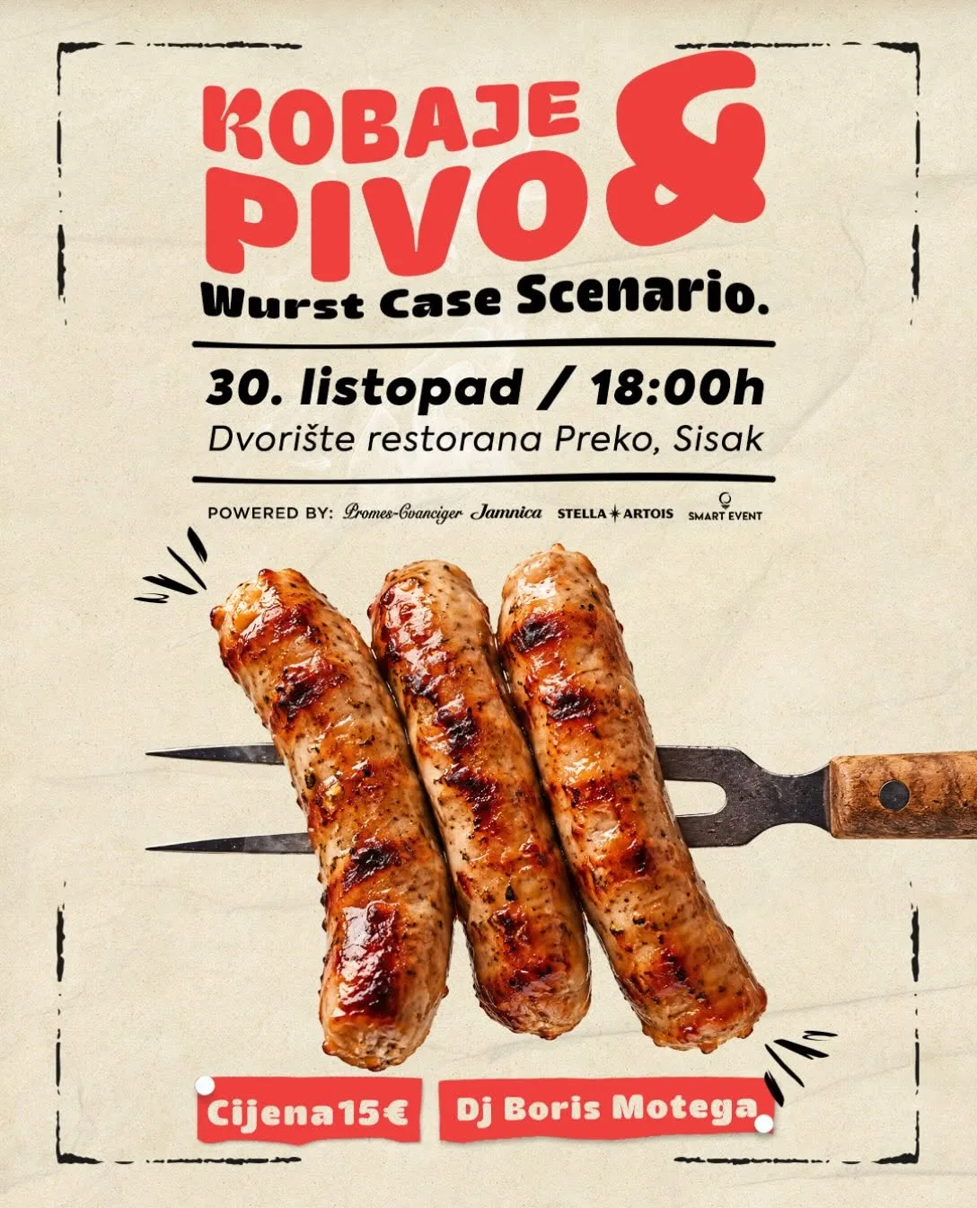 Trenutno pregledavate K O B A J E & PIVO P A R T Y stiže u Restoran Preko – 30.10.2026.