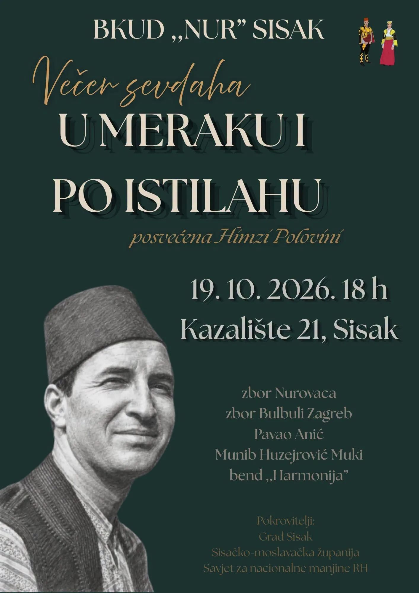 Trenutno pregledavate Večer sevdaha – 19.10.2026.